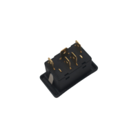 Botón de interruptor de ventana de energía eléctrica de 12V/24V CC con luz LED verde, accesorio Universal para automóviles, nueva condición, BN-WLS97