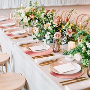 Placa de vidrio con bordes de oro galvanizado para bodas, adecuada para decoración del hogar de Bodas de hotel - Product Image 6