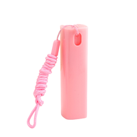 Atomiseur de parfum en plastique portable 10ml carré petit vaporisateur de voyage rechargeable avec scellant à pompe
