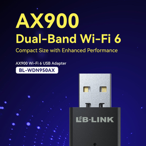 BL-WDN950AX LB-LINK WiFi6 AX900 USB WiFi Dongle Dual Band 1T1R AP Mode WPA3 <b>Wireless</b> Adapter for <b>PC</b> Laptop - Product Image 2