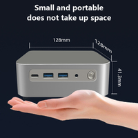 Nuevo Mini Pc Gaming marca pequeña computadora Octa Core 16/32/64GB RAM SSD computadora portátil Host