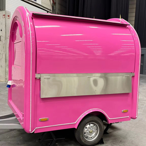 Mini <strong>Food</strong> Trailer Ice Cream Van Kitchen Dining Car <strong>Food</strong> Vending Cart Mobile Juice Mobile <strong>Food</strong> Truck Hot Dog <strong>Stand</strong> - Product Image 1