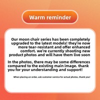 Chaise pliante Moon Chair, style camping, pêche, plage, pique-nique, portable, style glamping, acier carbone, tissu Oxford