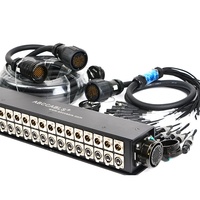 LJQ2014JSH Kotak Pemisah Audio Profesional 16 Saluran XLR untuk Aplikasi Musik Panggung Kotak Distribusi Audio 54-pin