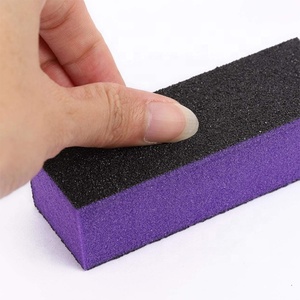 3 <strong>Way</strong> Purple <strong>Nail</strong> <strong>Buffer</strong> <strong>Block</strong> 1000 PCS/Carton Customized Grit 80/80/100 Flexible Sponge Sanding <strong>Block</strong> For <strong>Nail</strong> Beauty Salon - Product Image 2