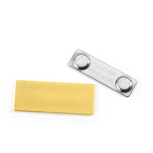 Ghim Cài Huy Hiệu Tên Thẻ Tráng Men Từ Tính Bằng Kim Loại Sắt Không Tối Thiểu Ghim Cài Ve Áo Cho Phù Hợp Với Nam Châm Lưng - Product Image 3