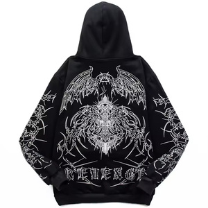 Sweatshirts à capuche unisexes en tricot surdimensionné de haute qualité avec logo personnalisé pour l'hiver Sweats à capuche décontractés grande taille - Product Image 6