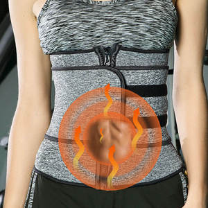 LANGQIN Ceinture de sudation en néoprène respirante pour femme, gaine amincissante et sculptante pour la perte de poids et le remodelage du ventre - Product Image 2