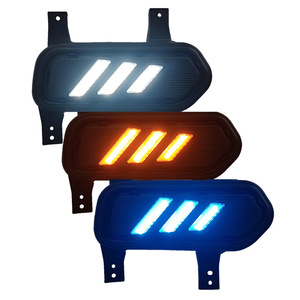 Feux de pare-chocs avant à LED pour camion Wuling Rongguang, 12V, ABS, feux de jour avec options blanc, ambre et bleu - Product Image 1