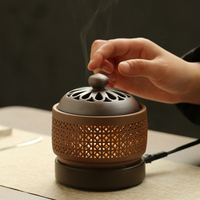 Encensoir électrique en céramique pour réfrigérateur, 1 pièce, accessoire de bouddha, pour décoration de la maison, à la mode
