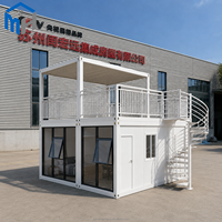 Caseta de Seguridad Plegable Prefabricada con Ventana, Estructura de Acero para Puerta de Fábrica, Estacionamiento, Oficina, Proyecto OEM