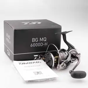 DAIWA BG MQ 지깅 릴 2500D-H 14000-H 최대 드래그 12kg 6BB 보트 지깅 바닷물 휠 메탈 스풀 스피닝 낚시 릴