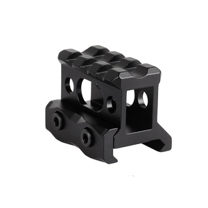 20mm 3-Slot Co-Witness Riser Mount 1 High Lightweight Matte <b>Black</b> Corrosion Aluminum Alloy Outdoor Equipment <b>Bracket</b> - Product Image 2