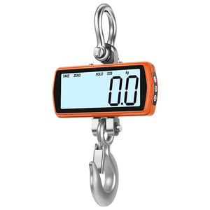 Báscula de Grúa Inalámbrica 1T de Nuevo Diseño 2026, Báscula Colgante con Pantalla LCD Grande, Recargable por USB, Digital, kg, Acero Inoxidable - Product Image 1