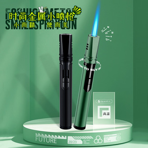 Encendedor de Antorcha Portátil Moderno de Metal con Mango Largo, Resistente al Viento, Fuego Directo, para Barbacoa al Aire Libre, Encendido de Cigarros JOFI - Product Image 2