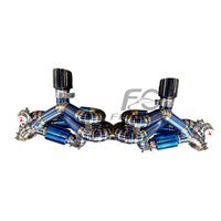 Sistema de Escape de Alto Rendimiento con Válvulas de Aleación de Titanio, Silenciador Cat-Back para Porsche 718 GT4 GTS 4.0L