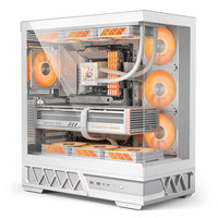 Kit d'extension de câbles 12VHPWR blanc intégral pour carte mère 24 broches ATX, double CPU, EPS 8 broches, 4+4 broches, 16 broches vers 3x8 broches pour GPU, avec peignes de câblage