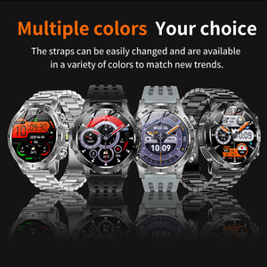 Montre connectée AK92, écran IPS 1,53 pouces, appels Bluetooth, boussole, lampe de poche, étanche IP68, batterie 800 mAh, moniteur de santé, montre connectée <span class=keywords><strong>sport</strong></span> pour homme - Product Image 6