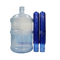 Bon prix 700 grammes 750 g 55mm col de bouteille en plastique bleu PET 5 gallons préforme de pot/19 litres 20 litres 5 gallons préforme de bouteille PET