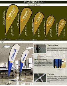 Custom Flying Teardrop & Square Feather <b>Flag</b> Banners Promotional Swooper Advertising Banners - Product Image 2