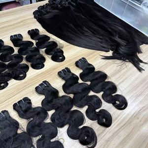 Goodluck Real Combodiqn 15a Virgin Body Wave Raw Bundles Capelli Umani Vietnamiti Grezzi in Bulk <span class=keywords><strong>Onda</strong></span> Regolare - Product Image 3