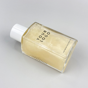Huile corporelle hydratante 100 ml à base d'eau, bouchon doré, effet scintillant, éclaircissante, ingrédients naturels, huile corporelle tendance pour la beauté (OEM/ODM) - Product Image 4