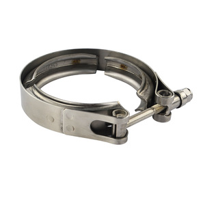 Stainless Steel Hose <b>Clamps</b> 2 2.5 3 3.5 4 Inch Normal <b>Quick</b> Release For Automotive Exhaust Pipes - Product Image 2