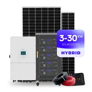 Toptan özel fiyat Dawnice 5Kva 8000 Watt 15Kw ev kullanımı ile komple hibrid sistemi güneş paneli invertörü