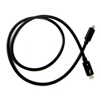 Cable de Carga Rápida USB2.0-C a USB2.0-C PD de 2 Metros, TPE, 100W, 5A, con Blindaje Trenzado y Chip E-Marker para Teléfono Móvil, Laptop, Tablet