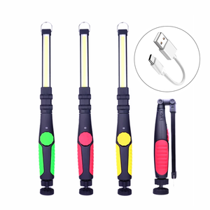 Lampe de travail LED portable 5W 300 lumens avec base magnétique et crochet pour réparation automobile - Product Image 1
