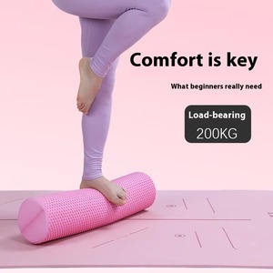 Rouleau en mousse EVA Machalon Pilates Yoga <span class=keywords><strong>30</strong></span>*9.5cm, haute densité, écologique, durable, logo et couleur personnalisés, rouleau de massage - Product Image 4