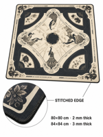 Tapete de Mahjong Personalizado, Tamaño Personalizado, Color Mixto, Antideslizante, Engrosado, Impermeable, Plegable, Fácil de Limpiar, para Juegos de Cartas