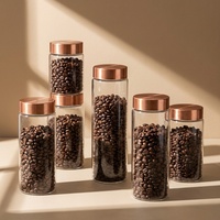 Bouteille de vitamines en verre borosilicate réutilisable, résistante à la chaleur et légère, 5oz 6oz 10oz, bouchon à vis 58mm, design à joint plat