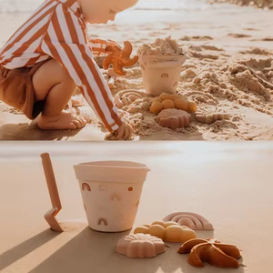 Juego de juguetes de playa y arena de silicona no tóxica al por mayor OEM que incluye cubo de arena para niños - Product Image 4