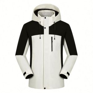 Veste Softshell Homme Imprimée, Doublée Polaire, Imperméable, Coupe-Vent, Chaude et Légère pour Activités de Plein Air, Grande Taille, avec Fermeture Éclair - Product Image 1