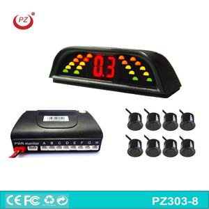 LED <span class=keywords><strong>8</strong></span> cái xe ngược lại cảm biến đỗ xe sao lưu Radar Kit phía trước và phía sau bãi đậu xe Hỗ trợ màn hình hỗ trợ đảo ngược xe - Product Image 4