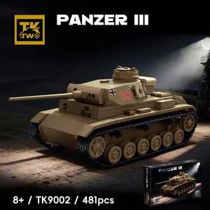 ชุดตัวต่อรถถังขนาดกลาง TK9002 รุ่น Sd Kfz 141 Panzer III ของเยอรมันใน<span class=keywords><strong>สงครามโลกครั้งที่</strong></span> 2 ขนาด 1:35 ของสะสมทางการทหารสำหรับผู้ใหญ่ที่ชื่นชอบงานอดิเรก - Product Image 1