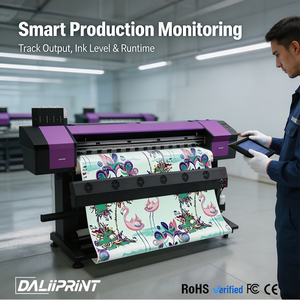 Impresora de Sublimación XBH de 1.8m con Cabezal de Impresión XP600, Máquina Automática de Impresión Textil por Inyección de Tinta para Telas y Banderas - Product Image 1