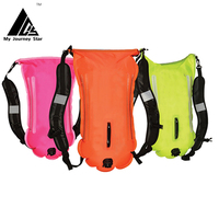 Boya de natación inflable de agua abierta, mochila de seguridad personalizada, proveedor de China