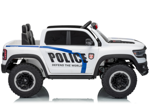 Camioneta Eléctrica Infantil con Licencia Oficial de la <span class=keywords><strong>Policía</strong></span> RAM para Niños de 3 a 8 Años, 12V, Motor Dual de 35W, Control Remoto 2.4G, Ruedas de EVA - Product Image 4