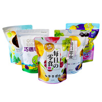 Sacs d'emballage neutres pour snacks en gros, autoportants et auto-scellants, sacs alimentaires composites, modèle NCFHD01, taille moyenne/grande/trompette