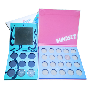 Paleta de maquillaje de cartón en oferta, paleta de sombras de ojos vacía personalizada con 4, 6, 9 o 12 compartimentos, paleta de sombras de ojos de marca privada - Product Image 2