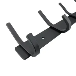 Coat Hook Wall Black Stainless Steel Wall Mounted Coat Hooks Rack