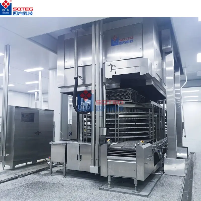 High quality industrial high efficiency bakery biscuit double drum spiral oven