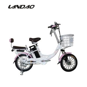 Bicicletta elettrica per 2 persone 2 posti bicicletta elettrica bicicletta elettrica due posti batteria al litio potenza un pezzo sospensione forcella ruota - Product Image 1