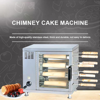 Machine à faire des gâteaux cheminée électriques automatiques Banglan 220V, machine à faire des rouleaux de crème glacée, équipement commercial pour desserts, garantie 1 an