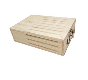 Hot Selling Luxury Modern Rectangle Wooden Flexible Portable Custom Made Wine Gift Box Storage for Wine Bottles Glasses - Product Image 4