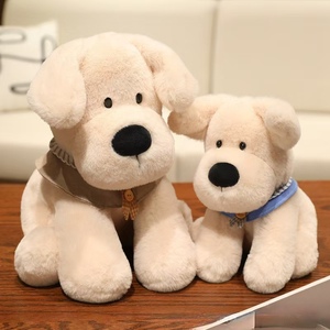 Peluche <span class=keywords><strong>de</strong></span> Perro <span class=keywords><strong>Labrador</strong></span> Adorable al por Mayor con Bufanda y Collar, Muñeco <span class=keywords><strong>de</strong></span> Peluche Suave <span class=keywords><strong>de</strong></span> Alta Calidad, <span class=keywords><strong>Cachorro</strong></span> <span class=keywords><strong>de</strong></span> Dibujos Animados para Aliviar el Estrés, Lavable - Product Image 2