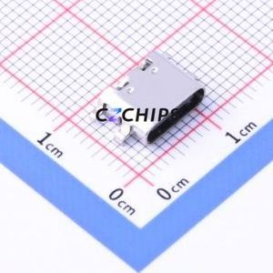KH-TYPE-C-CB0.8-6P USB Connector SMD Connector Type-C Sink Board 6P - Product Image 1