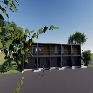 Conception personnalisée de 40 pieds Maison préfabriquée en conteneur plat aménagée et <span class=keywords><strong>habitable</strong></span> avec une ou deux salles de bain pour le Népal/nz - Product Image 3